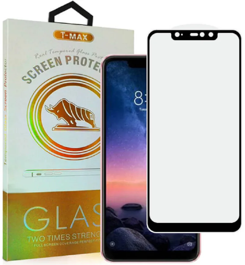 T-Max Premium 3D Tempered Glass Full Glue Fluid Despensing - Αντιχαρακτικό Γυαλί Οθόνης Xiaomi Redmi Note 6 Pro - Black (5206015066672)