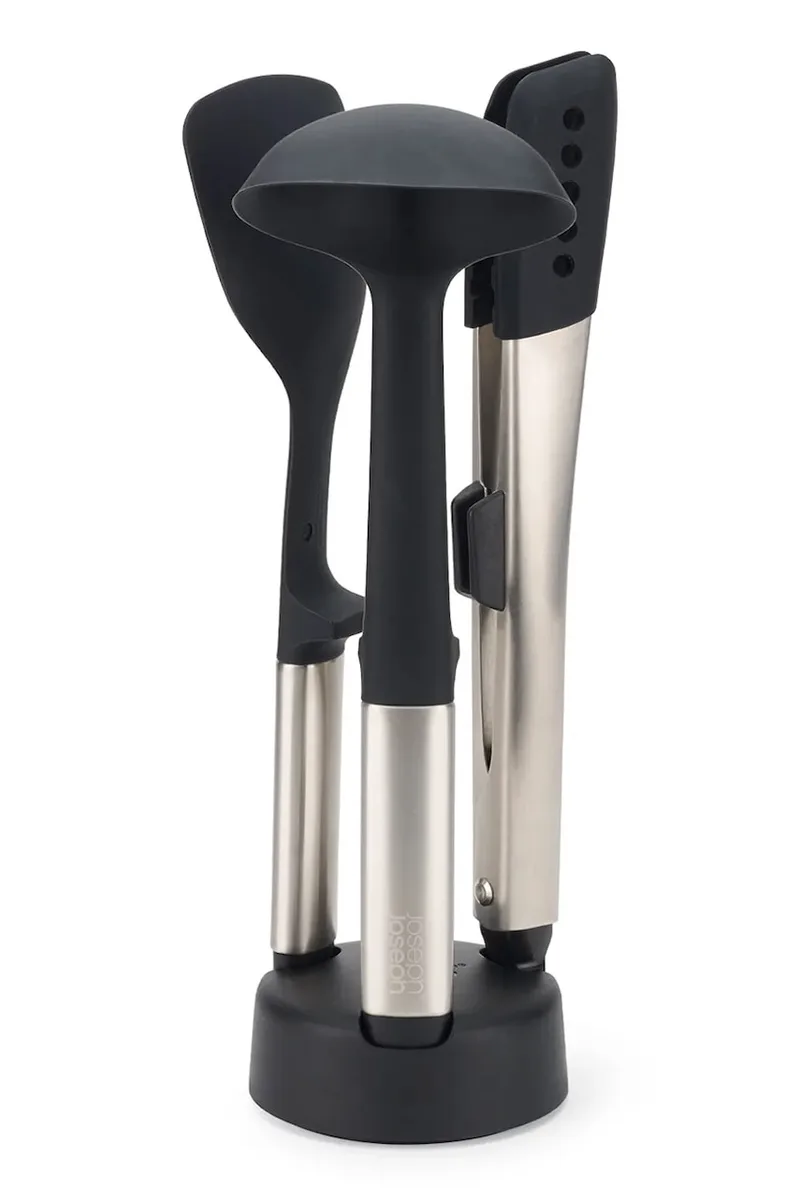Σετ αξεσουάρ κουζίνας με βάση Joseph Joseph Elevate Fusion Steel 4-pack