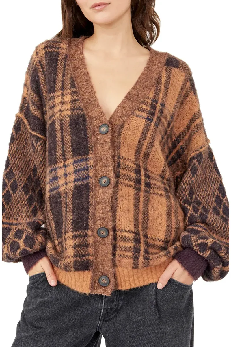 Ζακέτα Free People Sepia Cardi OB1530739-2200 Γυναικείο