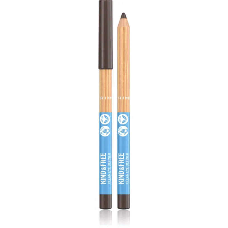 Rimmel Kind & Free μολύβι για τα μάτια με εντατικό χρώμα απόχρωση 2 Pecan 1,1 γρ
