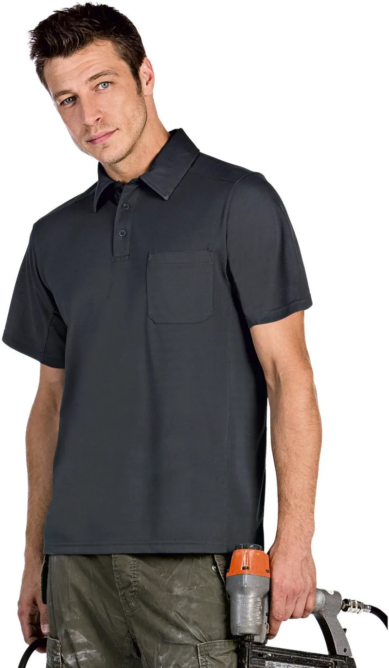 Coolpower Pocket Μπλουζάκι Polo B & C Coolpower Pro Polo Dark Grey