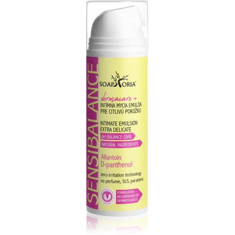 Soaphoria Dermacare+ Sensibalance τζελ προσωπικής υγιεινής για την ευαίσθητη επιδερμίδα 150 ml