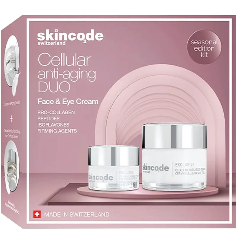 Skincode Promo Cellular Anti-Aging Cream 50ml & Wrinkle Prohibiting Eye Contour Cream 15ml