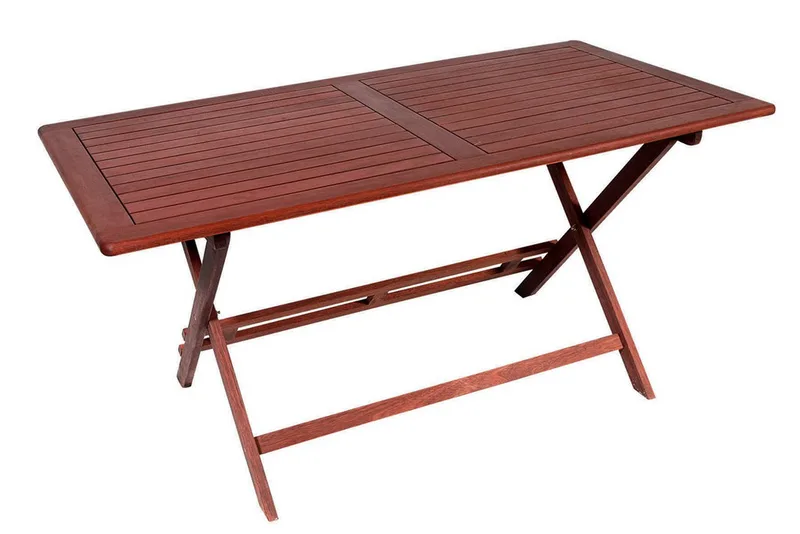 Ξύλινο ,Παραλ/μο Πτυσσόμενο Τραπέζι Red Shorea 150 x 80 x 75(h)cm