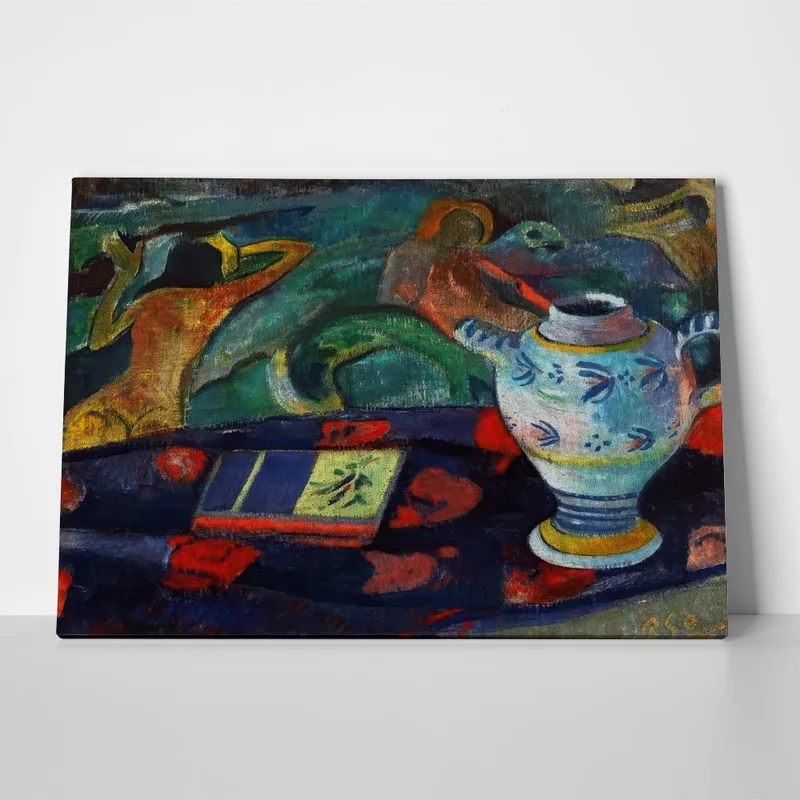 Πινακας σε καμβά PAUL GAUGUIN - STILL LIFE WITH QUIMPER PITCHER