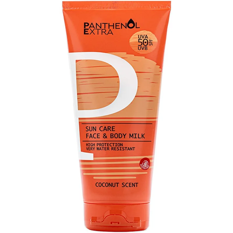 Panthenol Extra Sun Care Face & Body Milk Αντηλιακό Γαλάκτωμα Προσώπου & Σώματος Υψηλής Προστασίας 100ml - Spf50