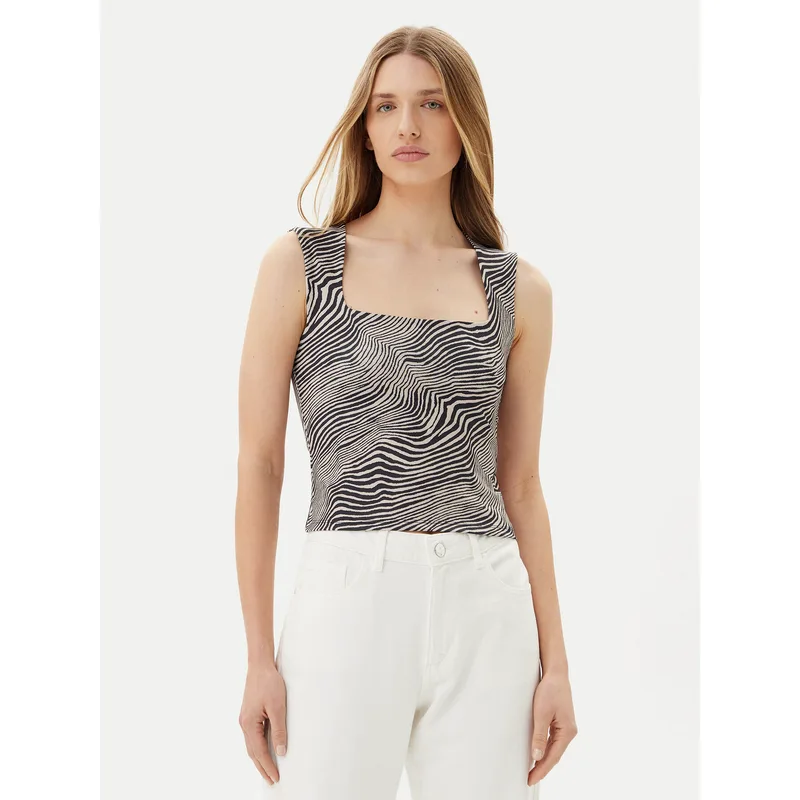 Vero Moda Τοπ Million 10312751 Μπεζ Slim Fit