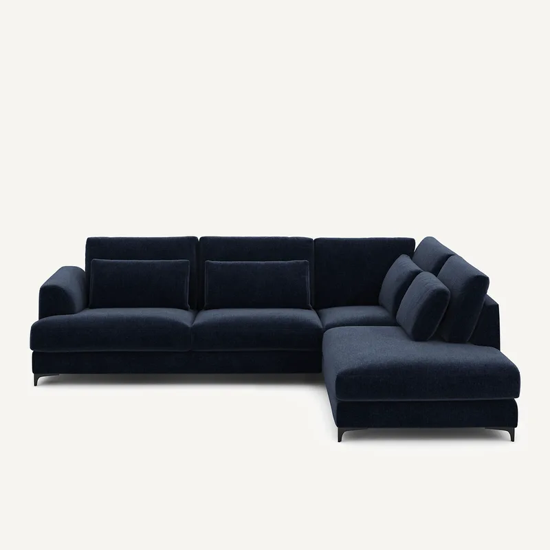 Γωνιακός καναπές-κρεβάτι Μ222xΠ294xΥ83cm