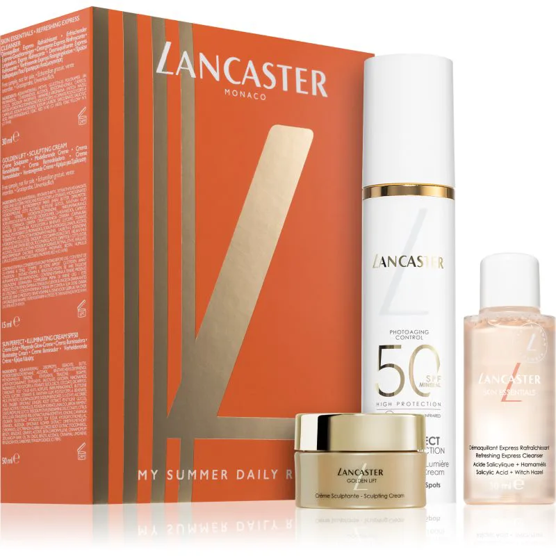 Lancaster Skin & Sun Daily Routine σετ δώρου για τέλεια επιδερμίδα