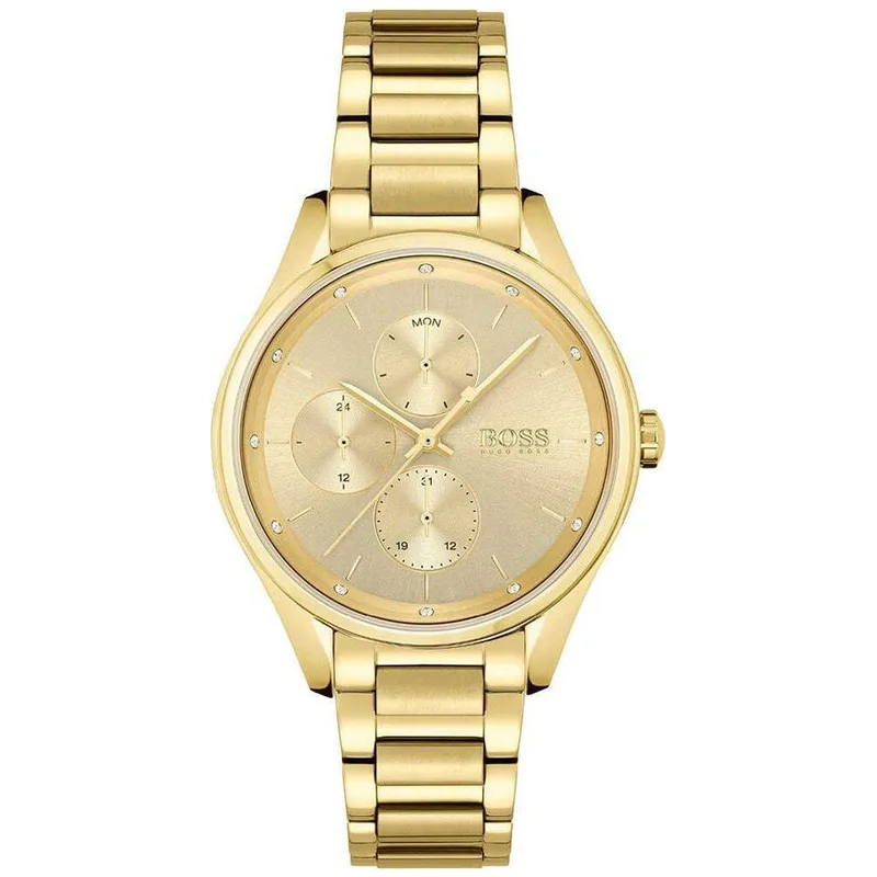 HUGO BOSS Grand Course Χρυσό Stainless Steel Bracelet 1502584