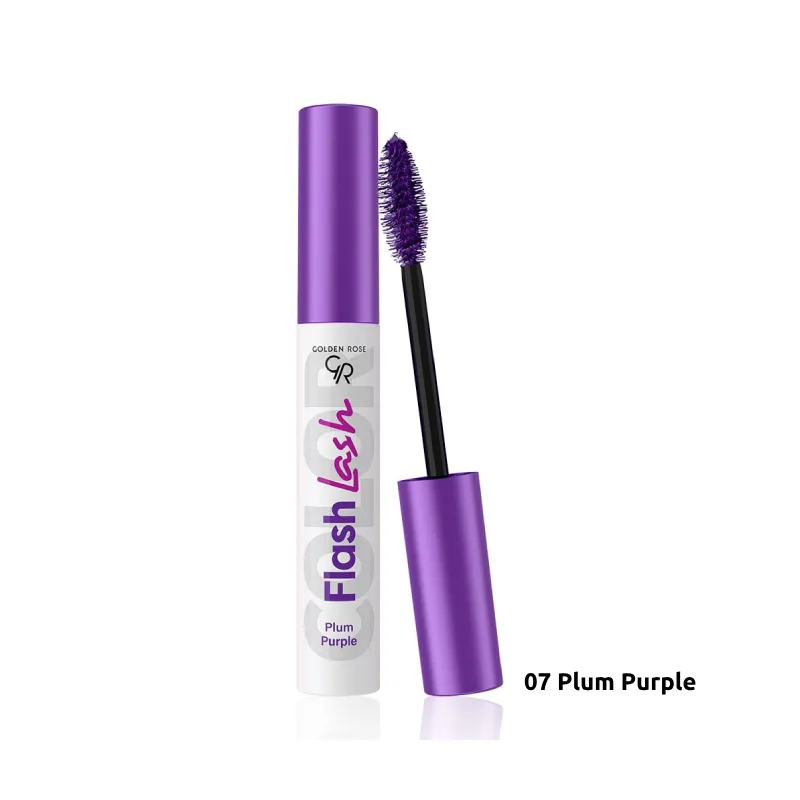 Golden Rose Flash Lash Colored Mascara 07 Plum Purple