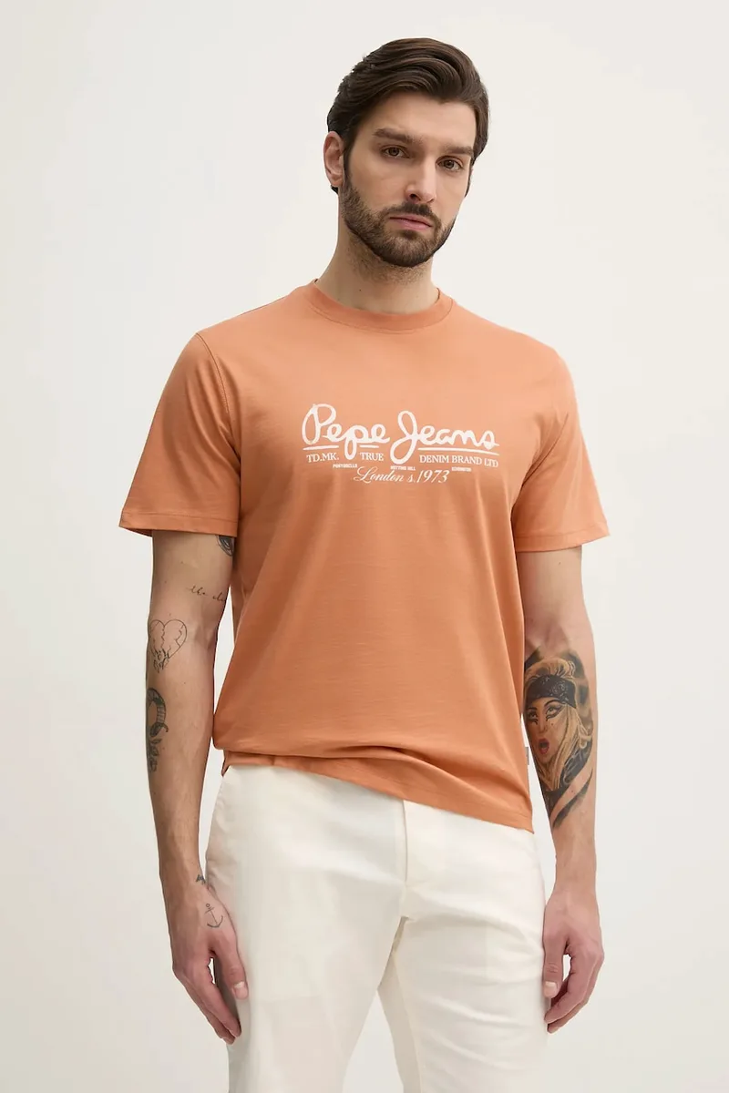 Βαμβακερό μπλουζάκι Pepe Jeans DUMAS TEE