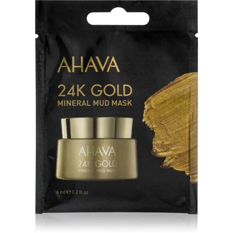 AHAVA Mineral Mud 24K Χρυσό Μάσκα λάσπης ορυκτών με χρυσό 24 καρατίων 6 ml