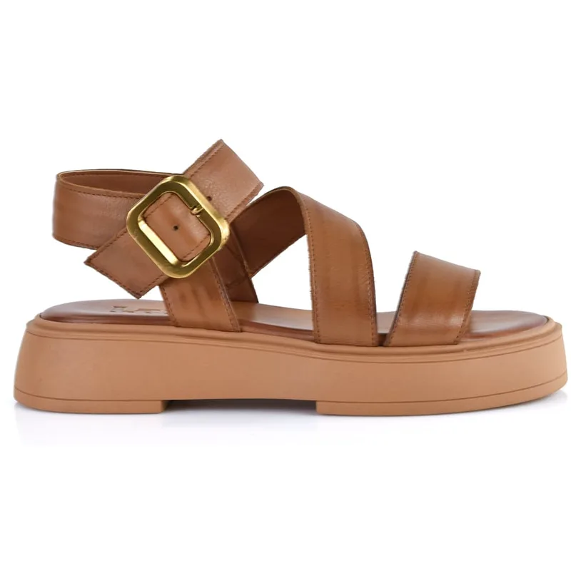 Δερμάτινο ταμπά σανδάλι LADY LD728