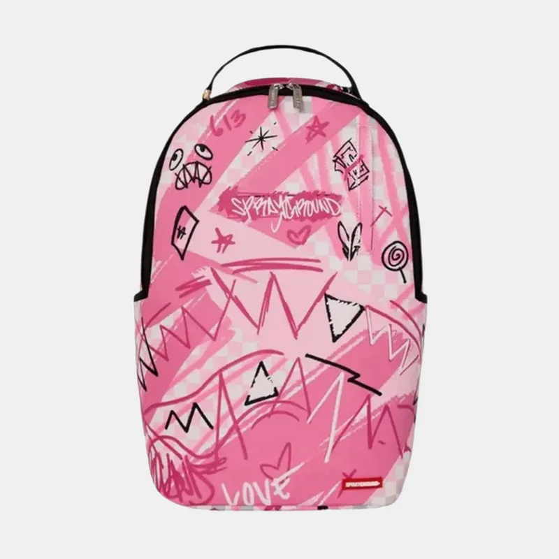 Sprayground Ροζ Smoke Check Σακίδιο Πλάτης 20L (9000278232_1523)