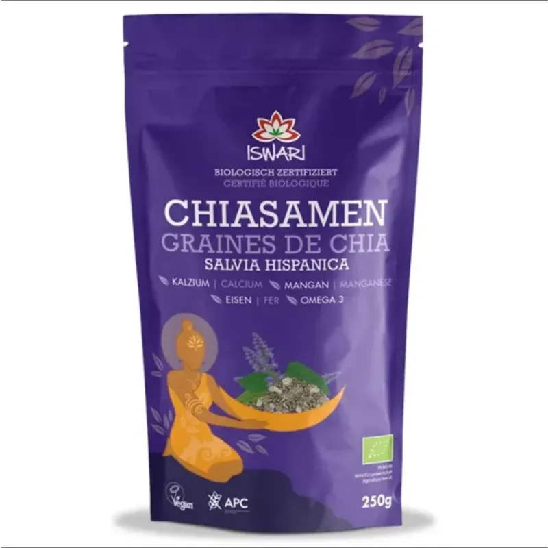 Iswari Superfood Pure Organic Chia Seeds 250g