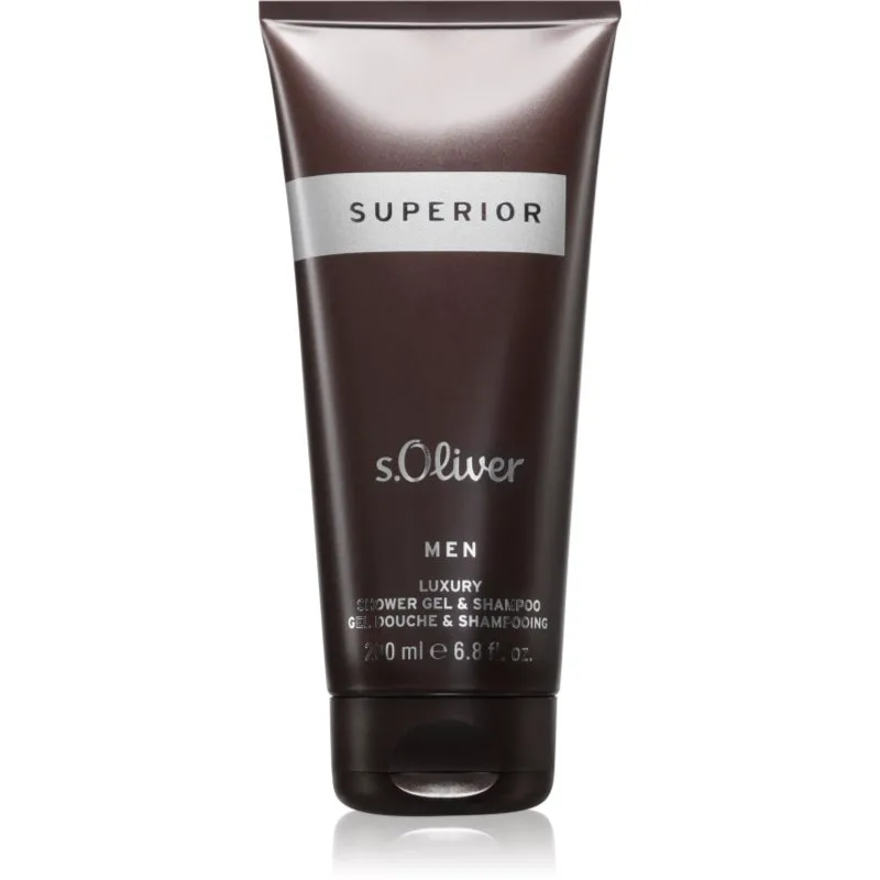 s.Oliver Superior Men τζελ για ντους για άντρες 200 ml