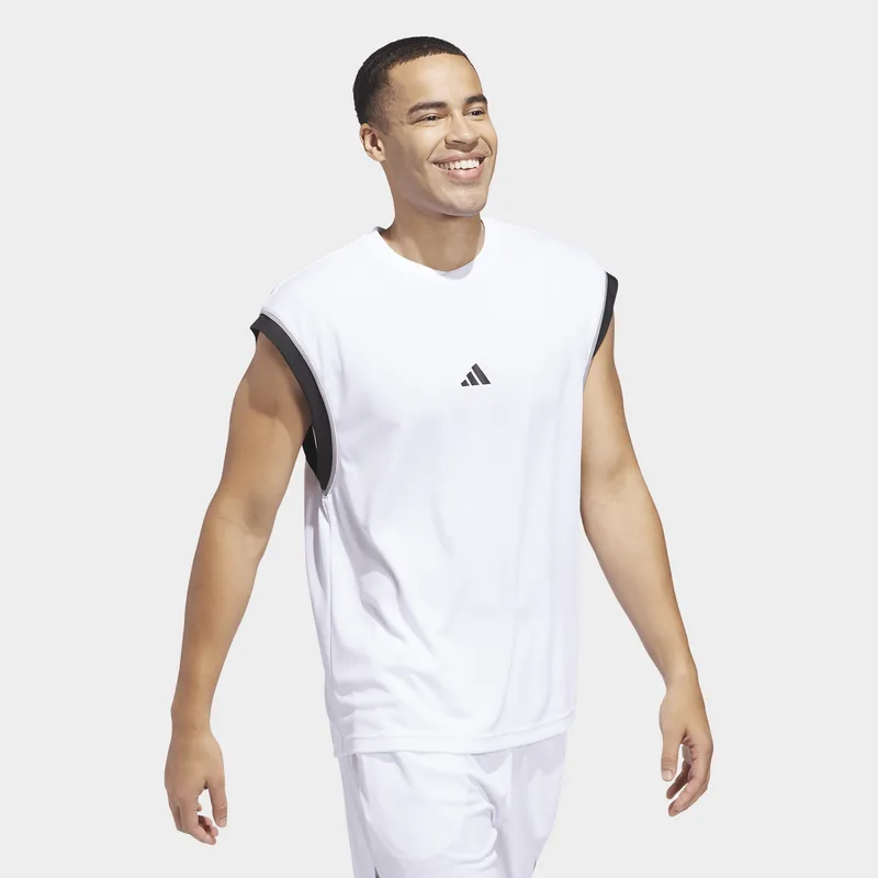 adidas Basketball All-World Sleeveless Tank Top (9000217073_41996)