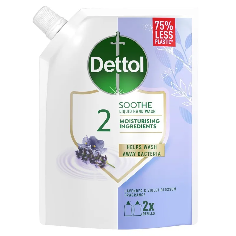 Dettol Αντιβακτηριδιακό Κρεμοσάπουνο Λεβάντα Ανταλλακτικό Pouch 500ml