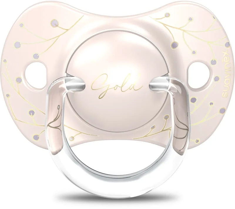 Suavinex Gold Premium SX Pro Physiological 0-6 months pink pacifier