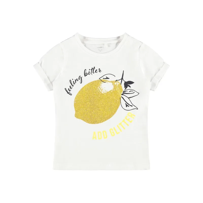 Μπλούζα μακό κορίτσι Name it -13190188-BW organic cotton