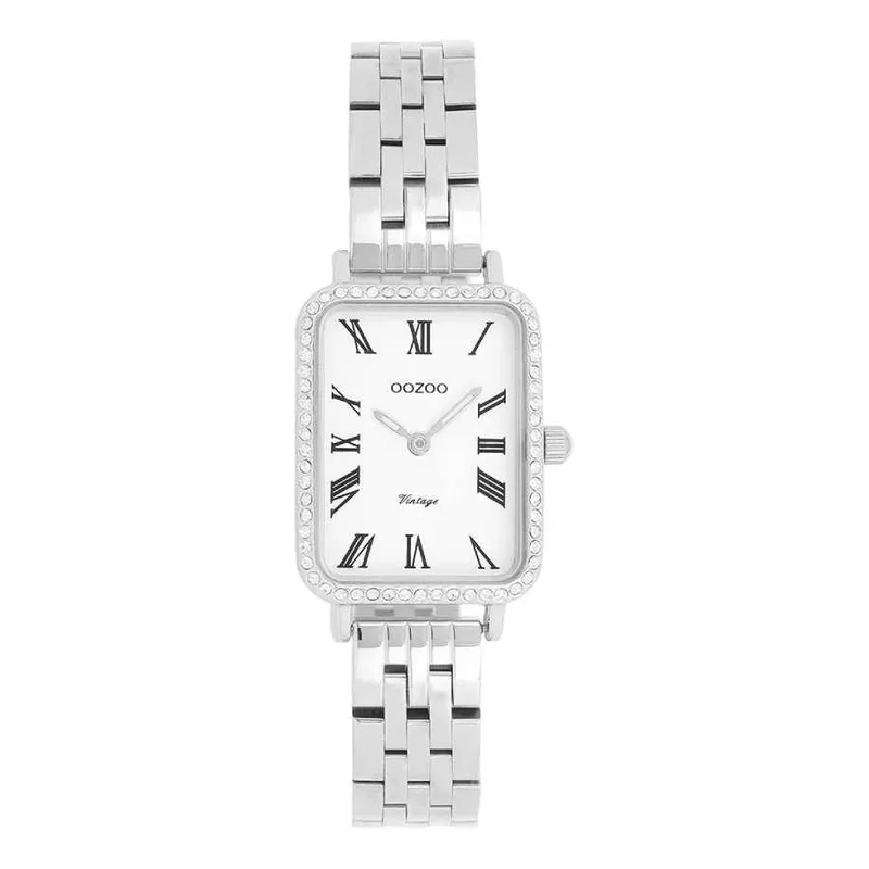 OOZOO Vintage - C20413, Silver case with Stainless Steel Bracelet