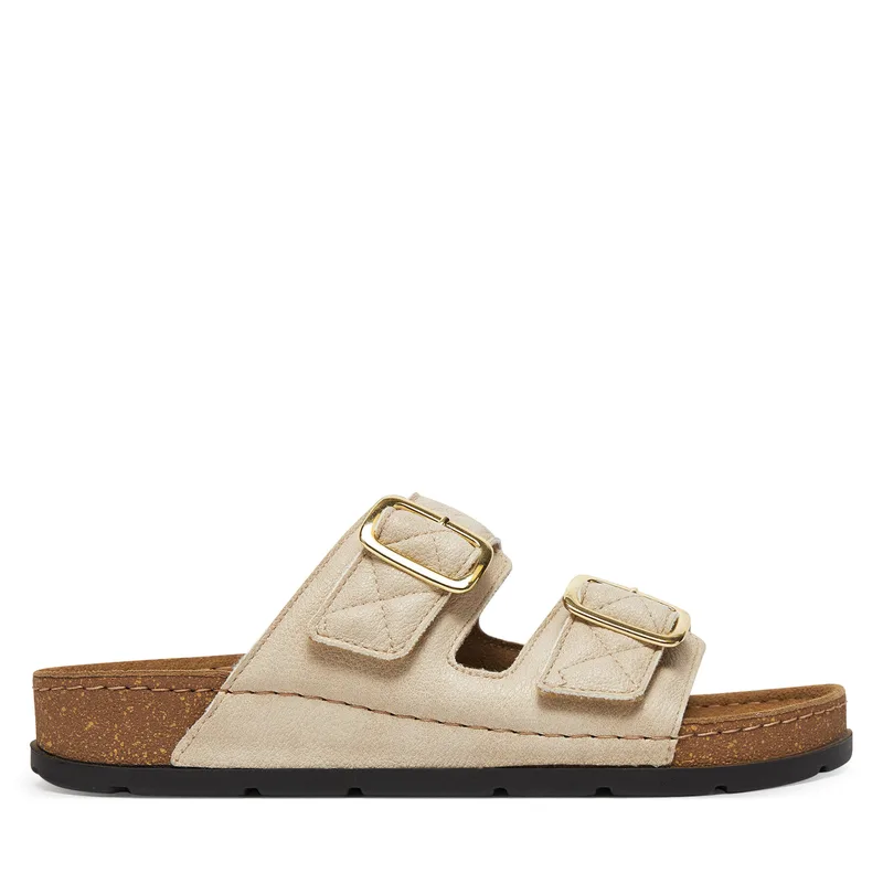 Παντόφλες Scholl Bora 2 Straps Μπεζ