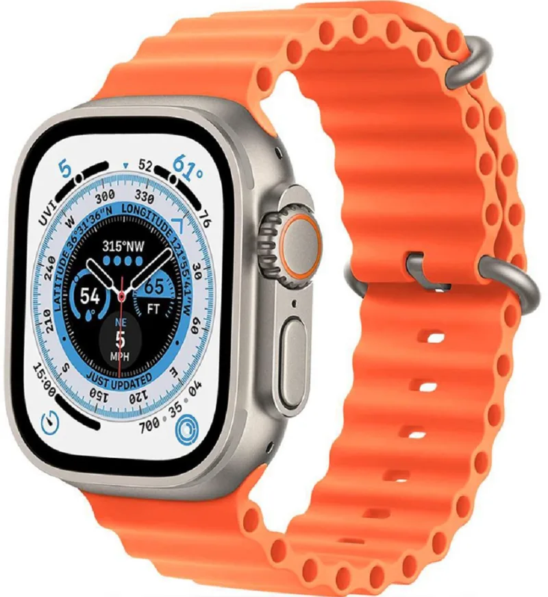 Tech-Protect Iconband Pro - Λουράκι Σιλικόνης Apple Watch Ultra/SE/11/10/9/8/7/6/5/4 (49/46/45/44mm) - Πορτοκαλί (9490713930212)