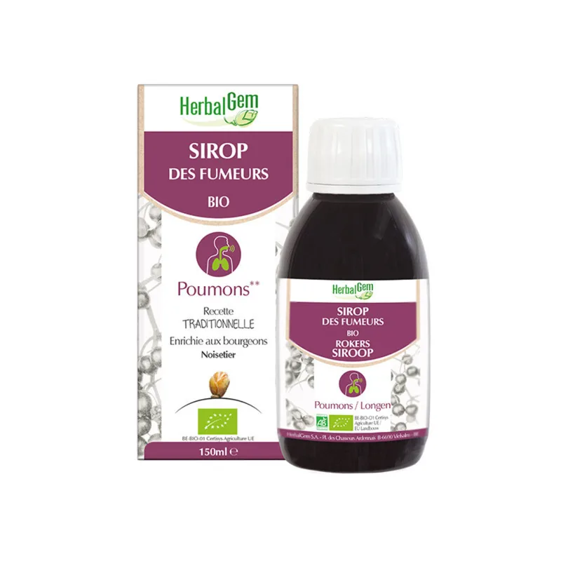 Herbalgem Organic Lung Smoking Syrup 150ml