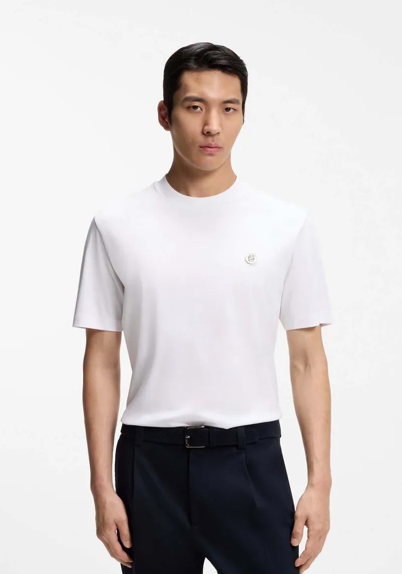 BOSS Κοντομάνικη T-shirt C Taut 01 - 50555844 100 White
