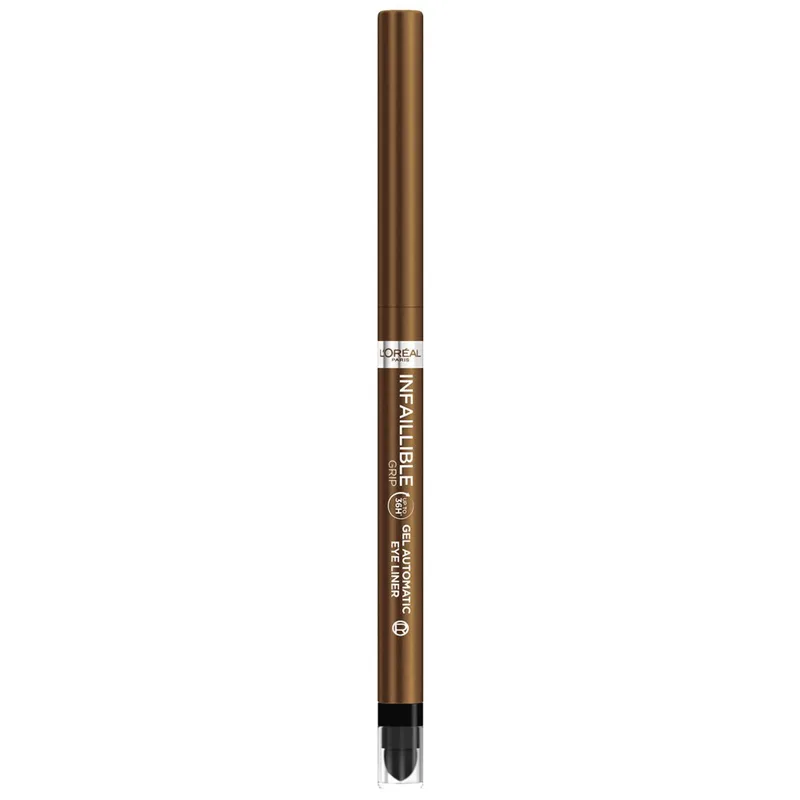 L'Oreal Paris Infaillible Grip Gel Automatic Eye Liner Μολύβι Ματιών σε Μορφή Gel με Διάρκεια Έως & 36 Ώρες 1 Τεμάχιο - 12 Bronzed Espresso