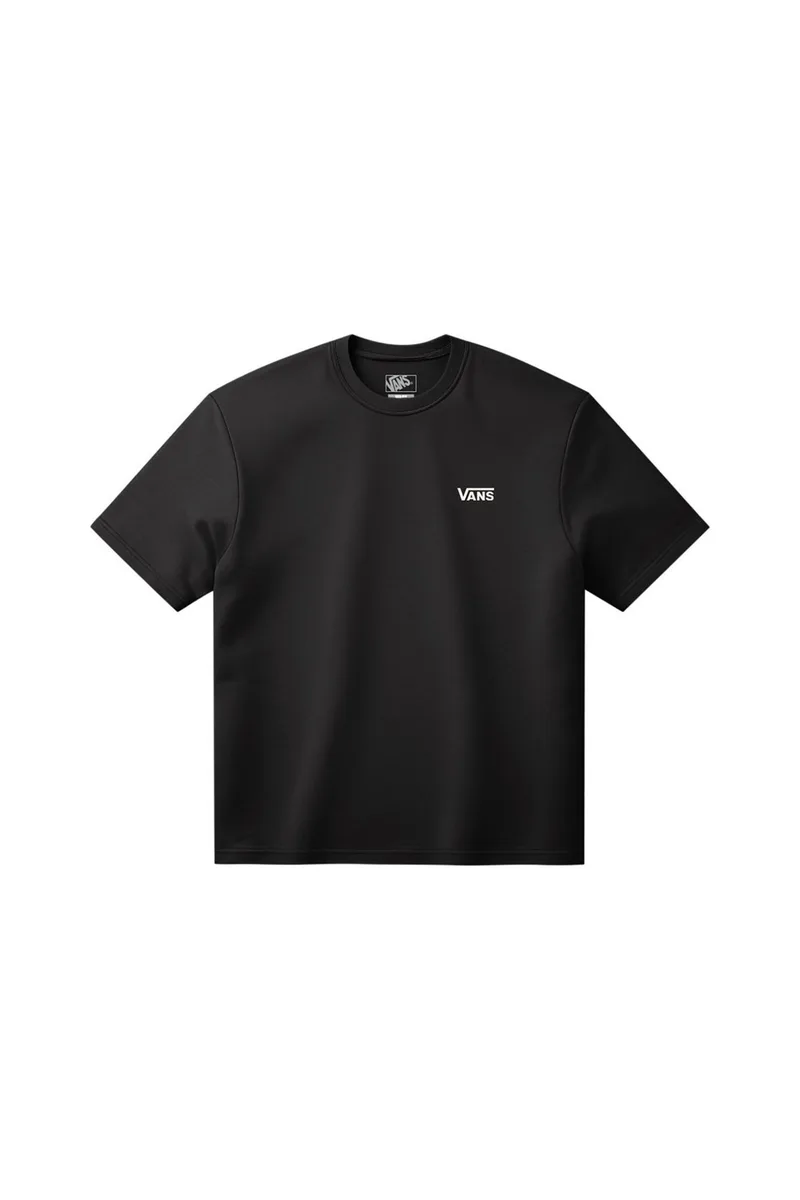 Vans ανδρικό T-shirt Loose Fit "Left Chest Logo" - VN000R9XBLK1 Μαύρο