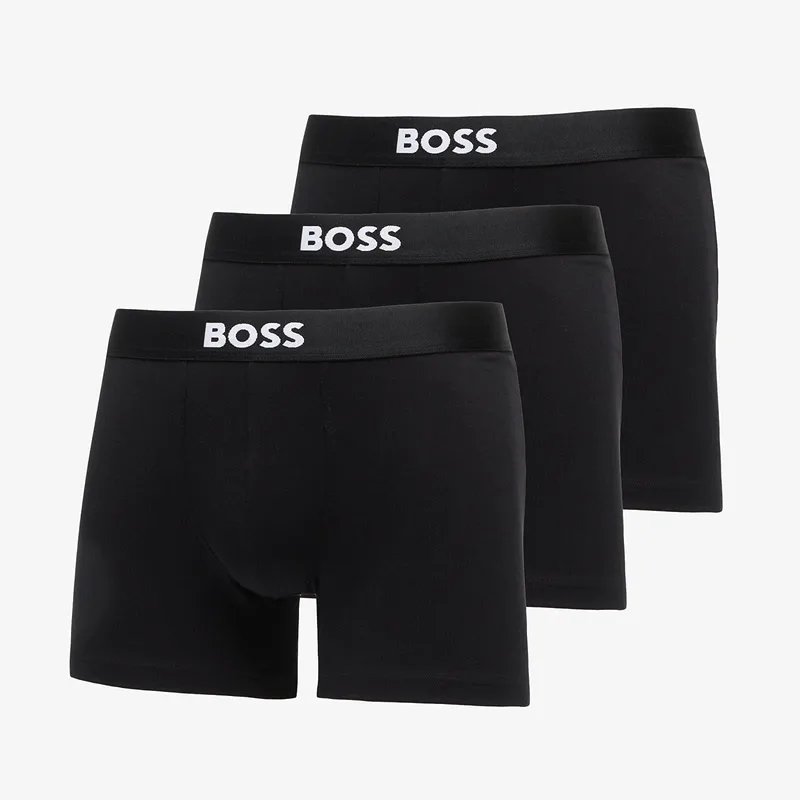 Μπόξερς Hugo Boss Boxer Briefs 3-Pack Boss One Black XL