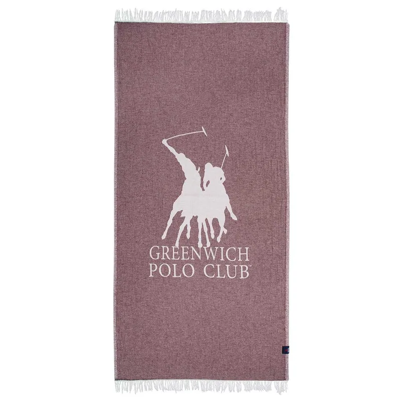 Παρεό (85x170) Greenwich Polo Club Beach 3906 Bordeaux