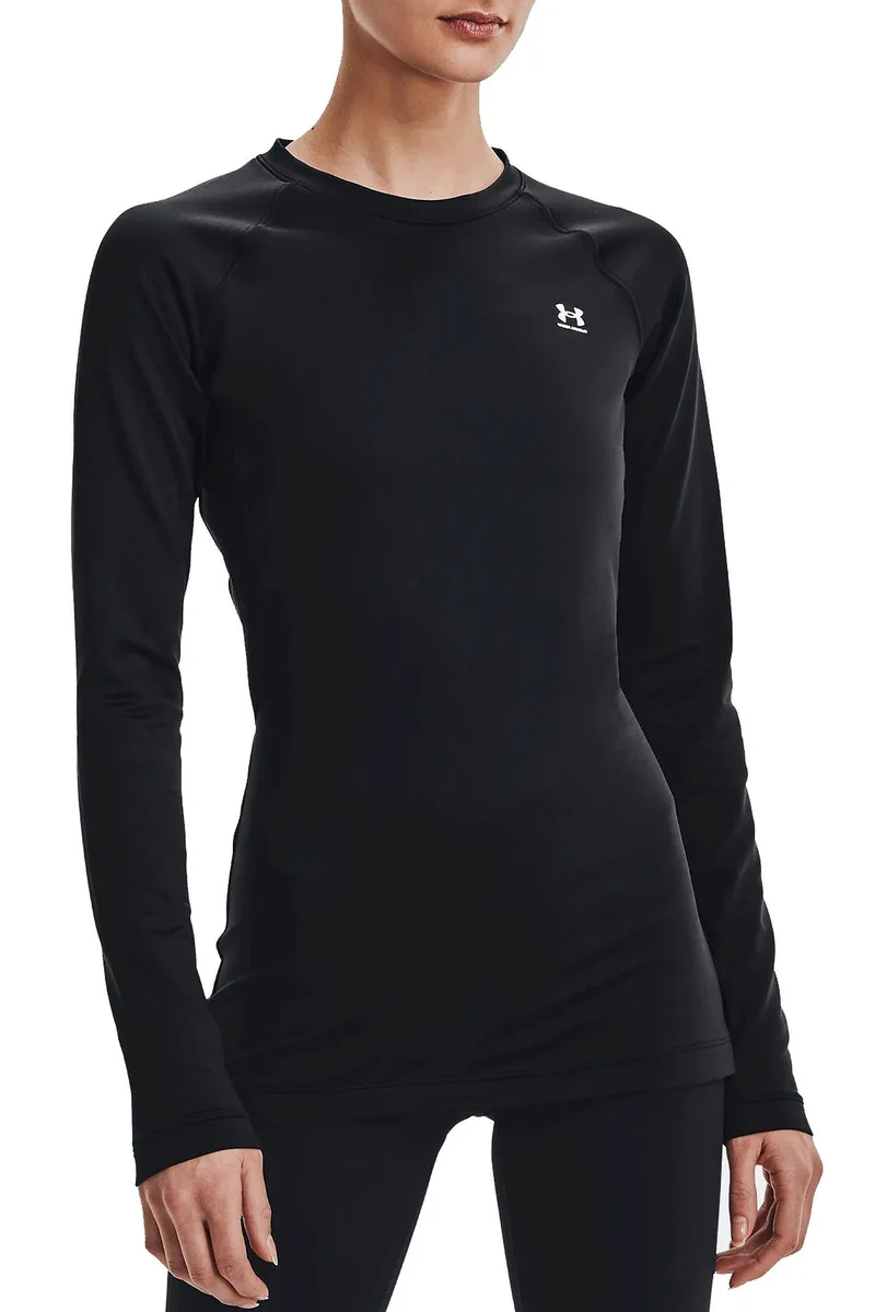 Μπλούζα Μακρυμάνικη Under Armour Authentics Crew 1368701-001 Γυναικείο