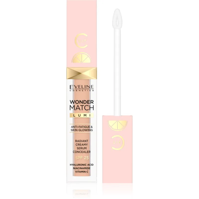 Eveline Cosmetics Wonder Match Lumi λαμπρυντικός διορθωτής SPF 25 απόχρωση 20 Nude 6,8 ml