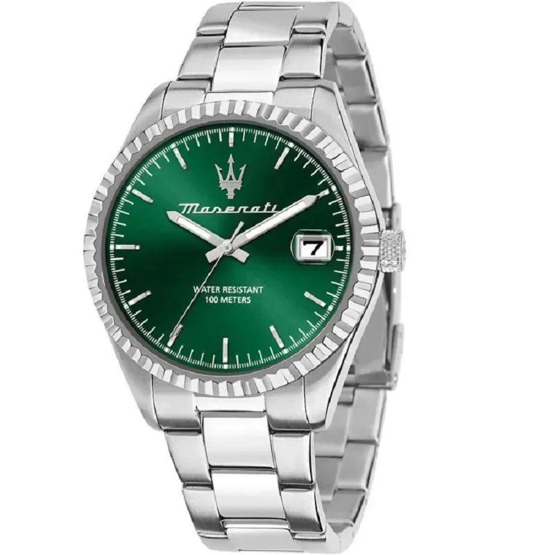 Ανδρικό ρολόι Maserati Competizione Silver Bracelet R8853100043 R8853100043 Ατσάλι