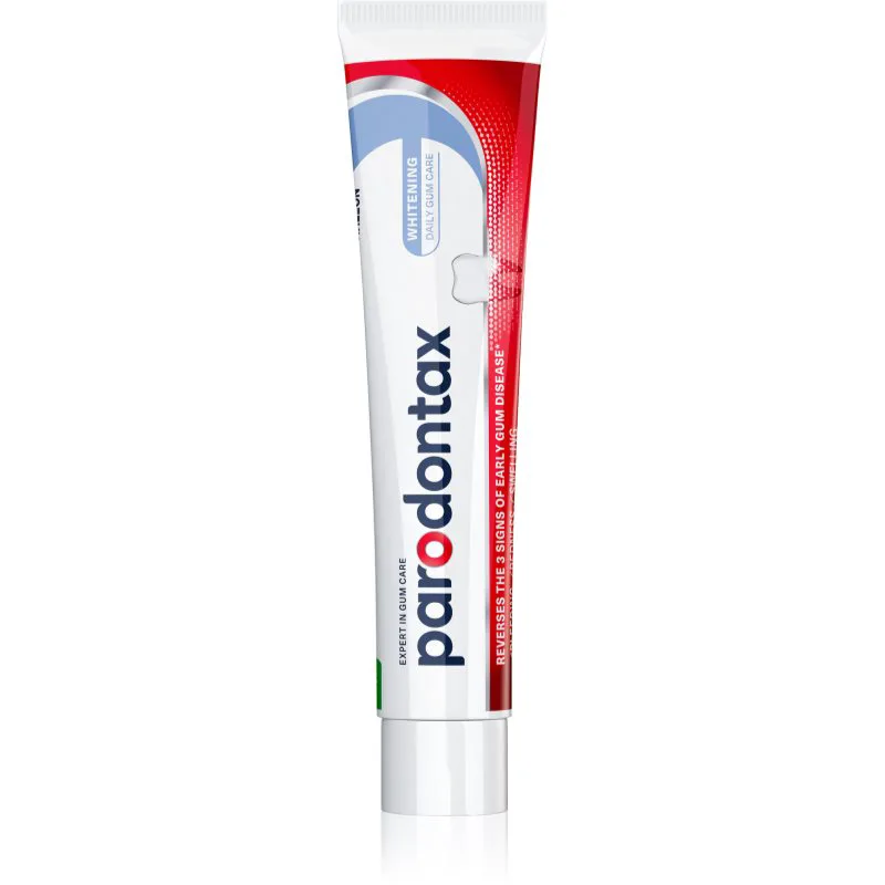 Parodontax Whitening λευκαντική οδοντόκρεμα για την αντιμετώπιση της αιμορραγίας των ούλων 75 ml