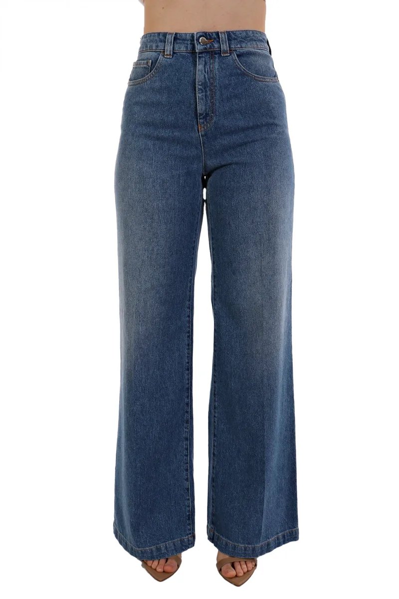 EMPORIO ARMANI ΠΑΝΤΕΛΟΝΙ JEANS REGULAR FIT LOGO ΤΣΕΠΗ ΜΠΛΕ