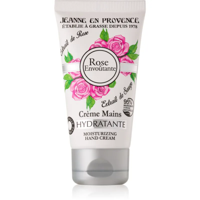 Jeanne en Provence Rose Envoûtante ενυδατική κρέμα για τα χέρια 75 ml