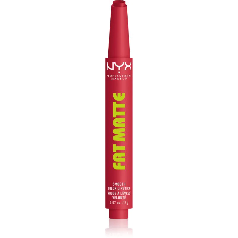 NYX Professional Makeup Fat Matte Βάλσαμο για χείλη με ματ αποτέλεσμα Flamingo Feather 2 γρ