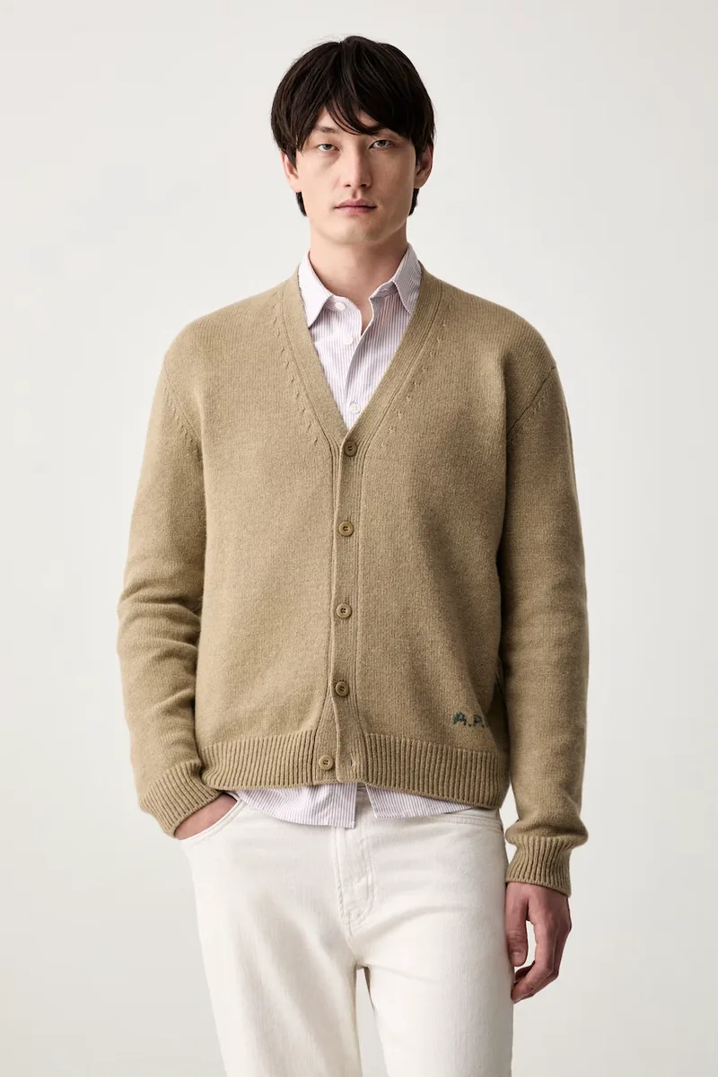 A.P.C. Ζακέτα ανδρική μάλλινη kevin