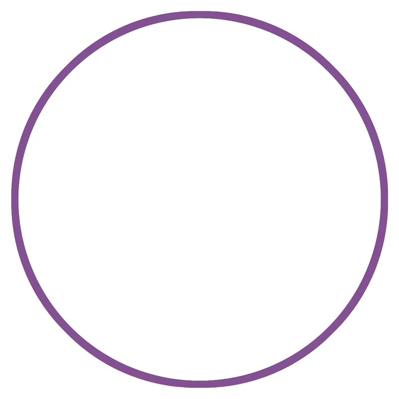 Χούλα-Χουπ Hq 70cm Φ19mm 280g Μοβ