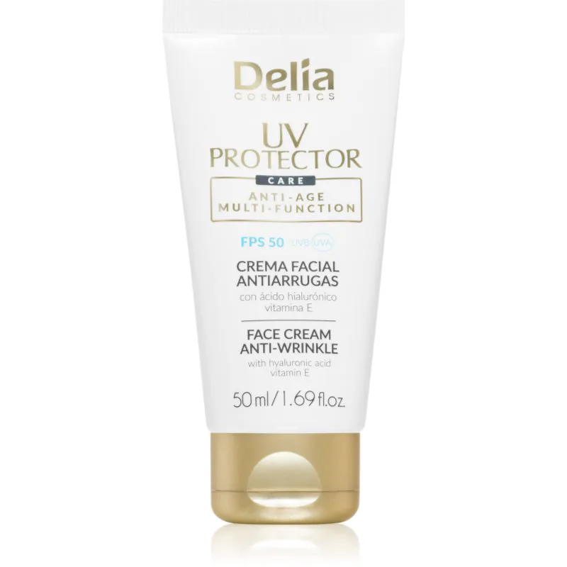 Delia Cosmetics UV Protector αντιρυτιδική κρέμα SPF 50 50 ml