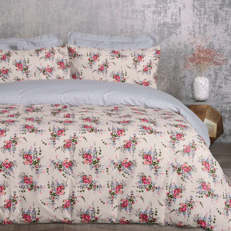Σεντόνια King Size Σετ Das Home Happy 9647 Ροζ 260x280