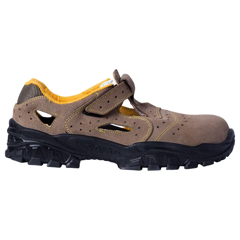 Σανδάλια ασφαλείας NEW BRENTA S1P SRC COFRA 60385001 Brown