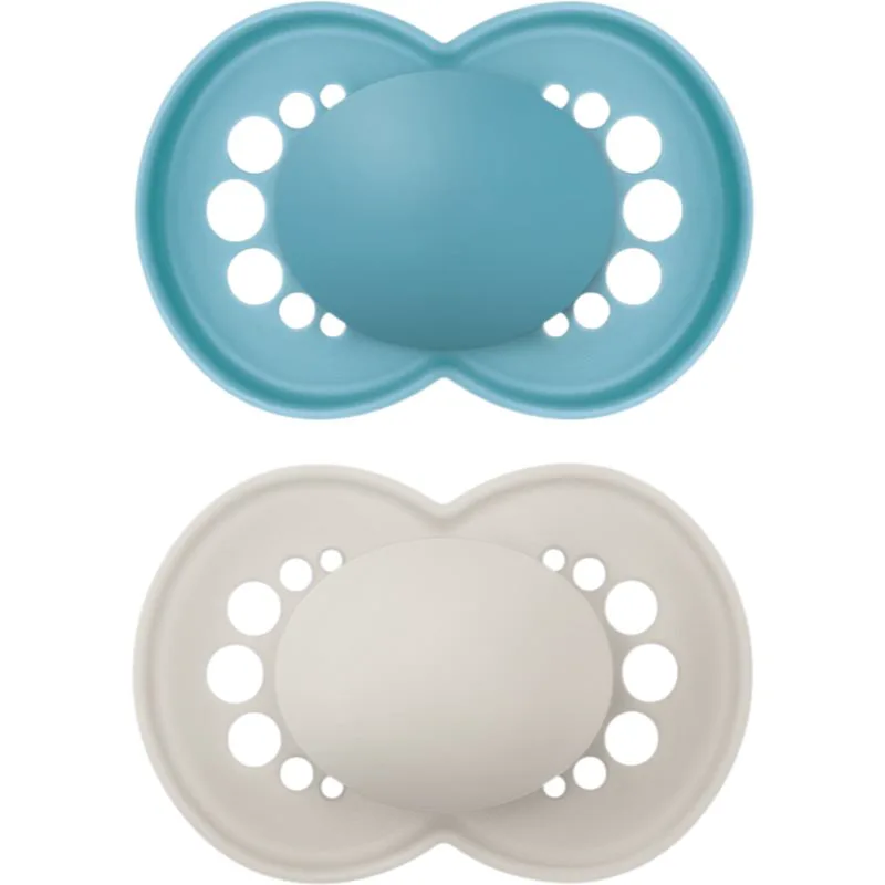 MAM Original 16m+ πιπίλα Turquoise/ Grey 2 τμχ