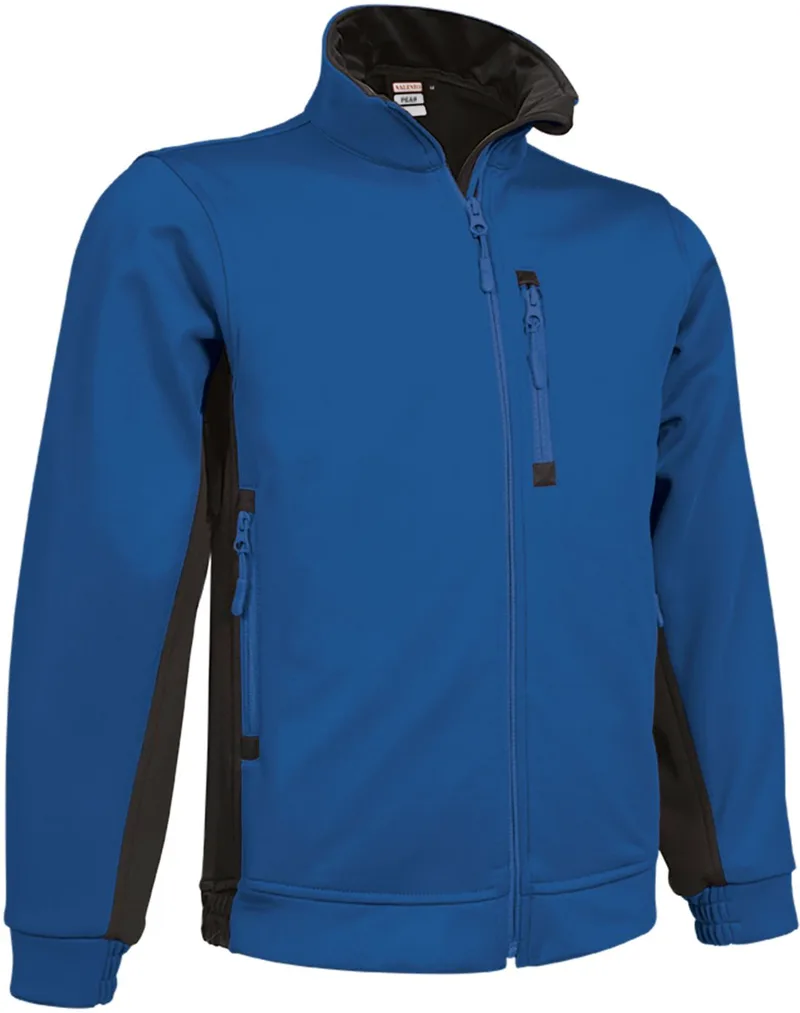 Μπουφάν Softshell PEAK Valento CQVAPEAYN Royal Blue-Black