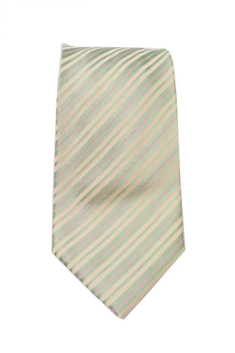 GIORGIO ARMANI ΓΡΑΒΑΤΑ 9,5CM ΡΙΓΕ ΜΠΕΖ-ΛΑΧΑΝΙ