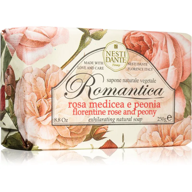 Nesti Dante Romantica Florentine Rose and Peony φυσικό σαπούνι 250 γρ